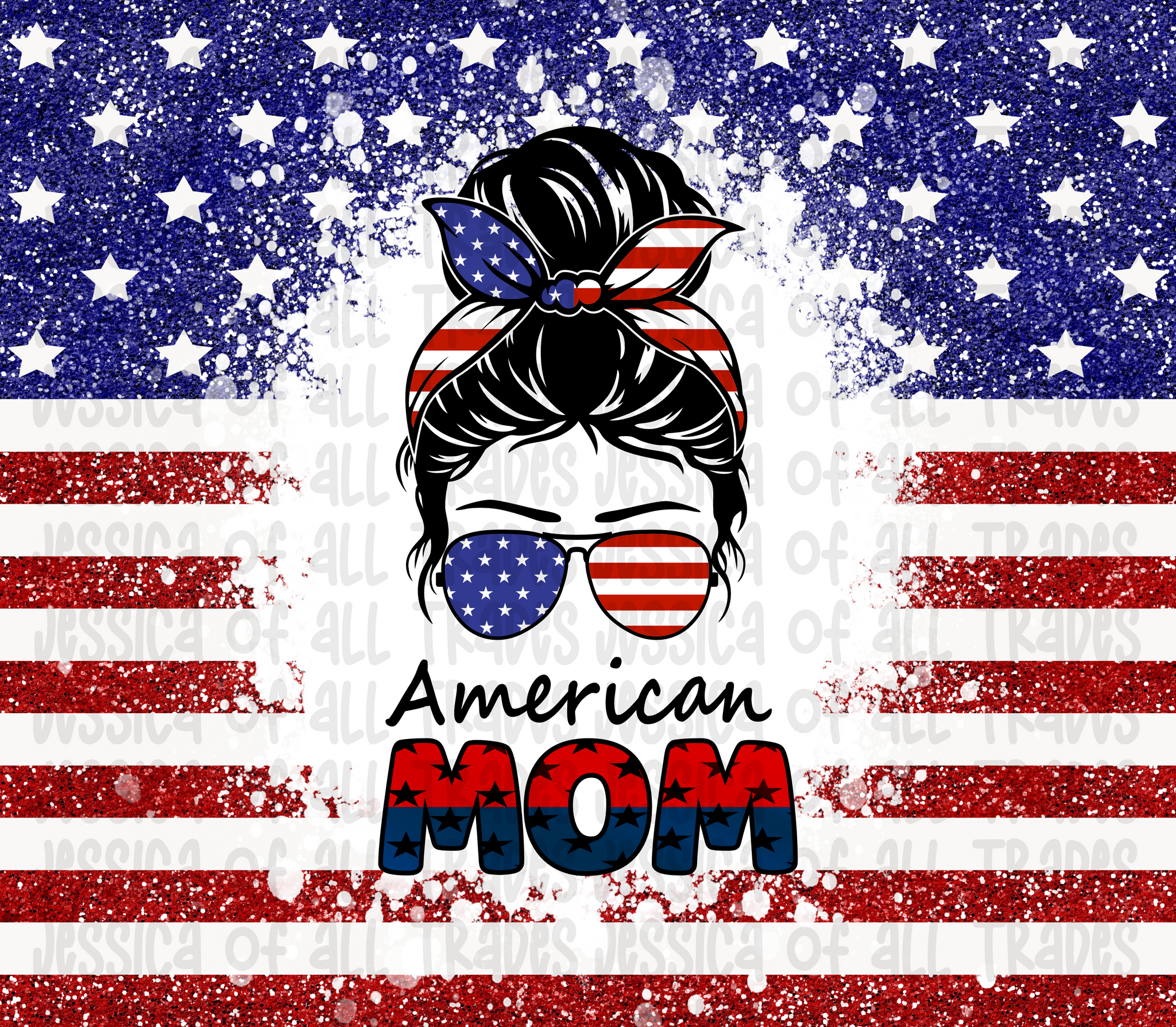 American Mom Tumbler