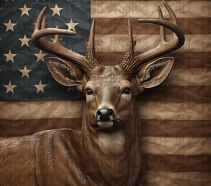 Deer Flag Tumbler