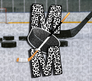 Mom Leopard Print Hockey Tumbler