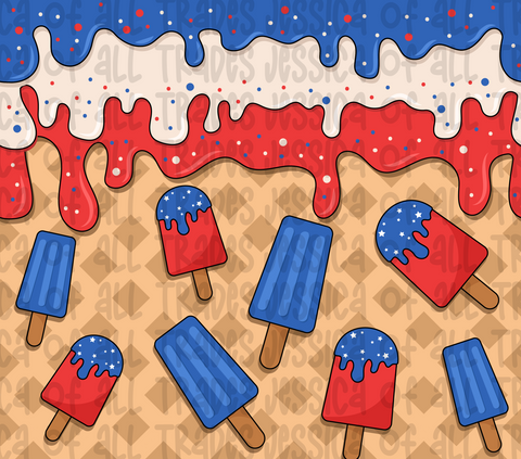 Patriotic Ice Cream Tumbler