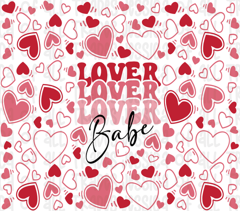 Lover Babe Valentine Tumbler