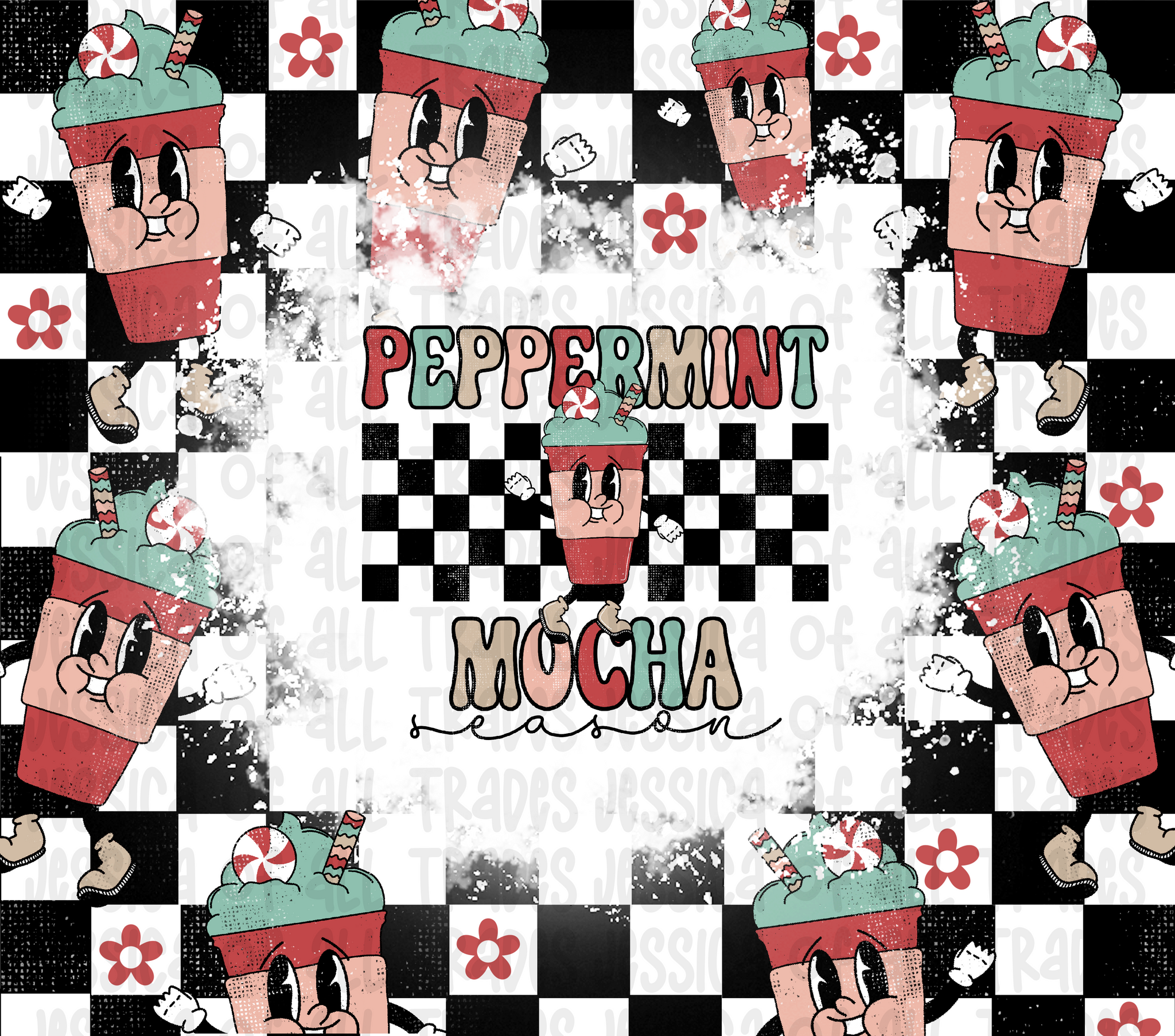 Peppermint Mocha Season Tumbler
