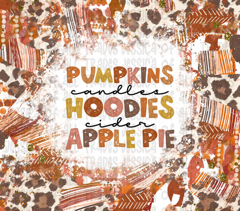 Pumpkins Candles Hoodies Cider Apple Pie Tumbler