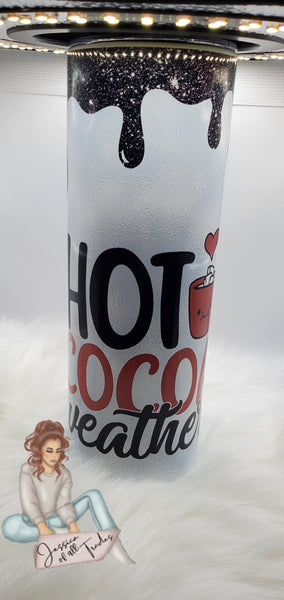 Hot Cocoa Weather Drips Tumbler