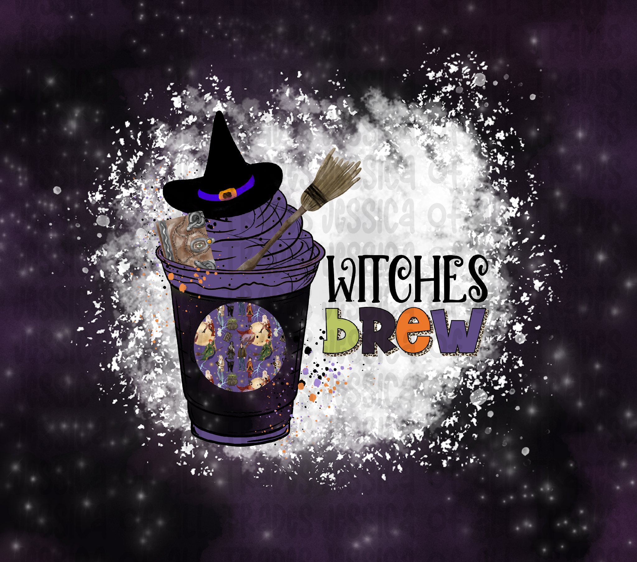 Witches Brew Purple Tumbler
