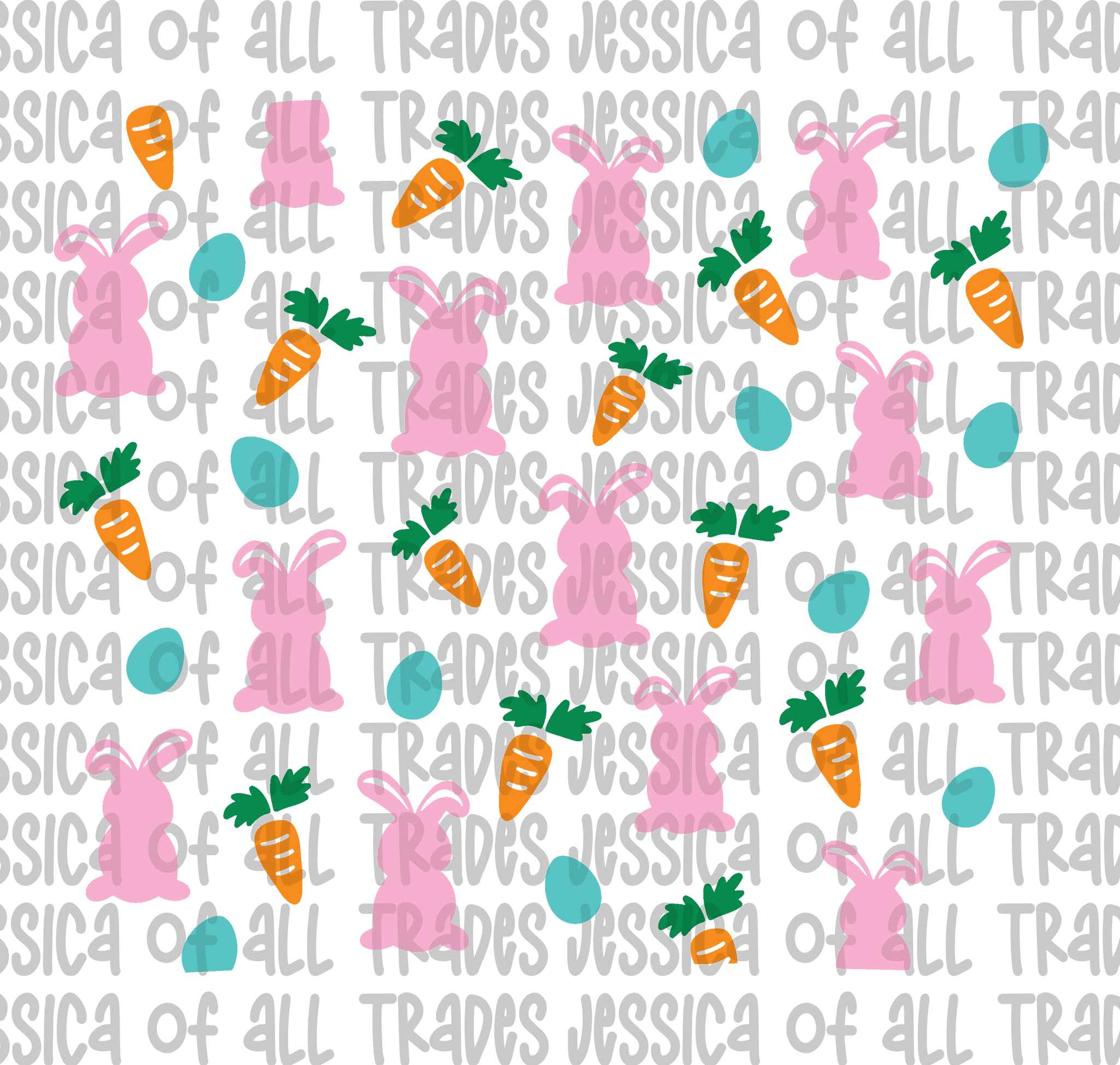 Bunnies and Carrots Tumbler